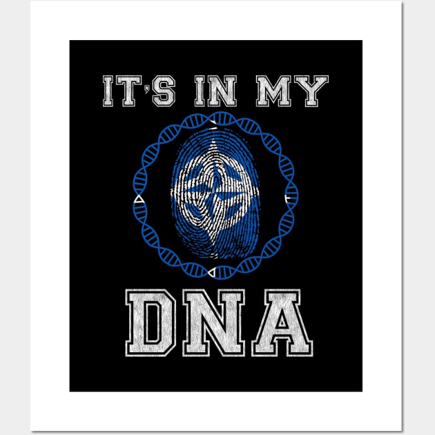 Nato  It's In My DNA - Gift for Nato From Nato Wall Art by Country Flags